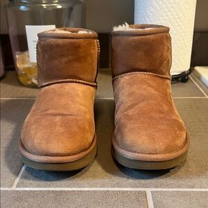Brown Suede UGG Ankle Boots